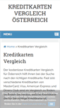 Mobile Screenshot of kreditkarten-in.at