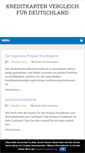 Mobile Screenshot of kreditkarten-in.de