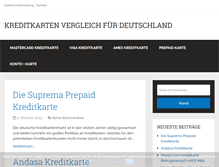Tablet Screenshot of kreditkarten-in.de